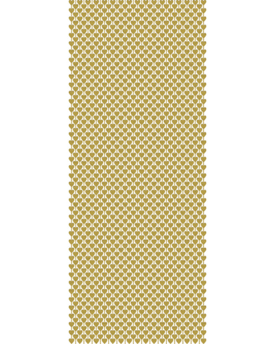 Vorhang "Herzen" - 100 x 200 cm | Gold - Hintergrund Hochzeit