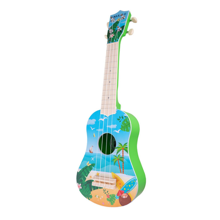 Ukulele "Hawaii-Motiv" 17,5x7x53 cm | Mehrfarbig