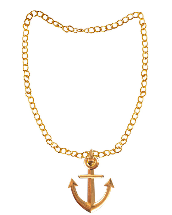 Matrosen Halskette mit Anker | Gold