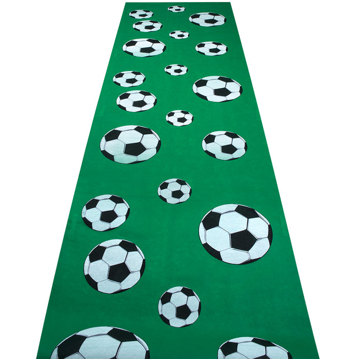 Teppich Fußball 450 x 60cm Grün