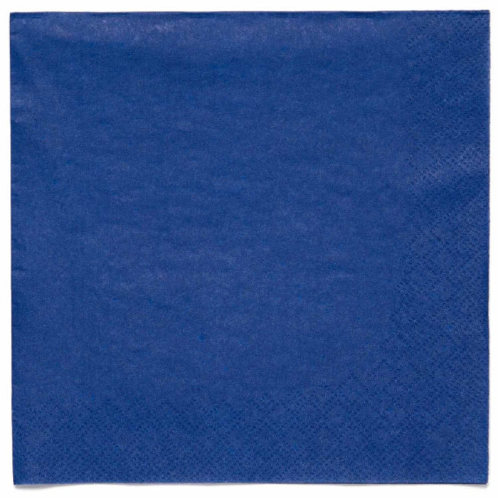 20 Servietten Unifarben 33 x 33 cm | Blueberry