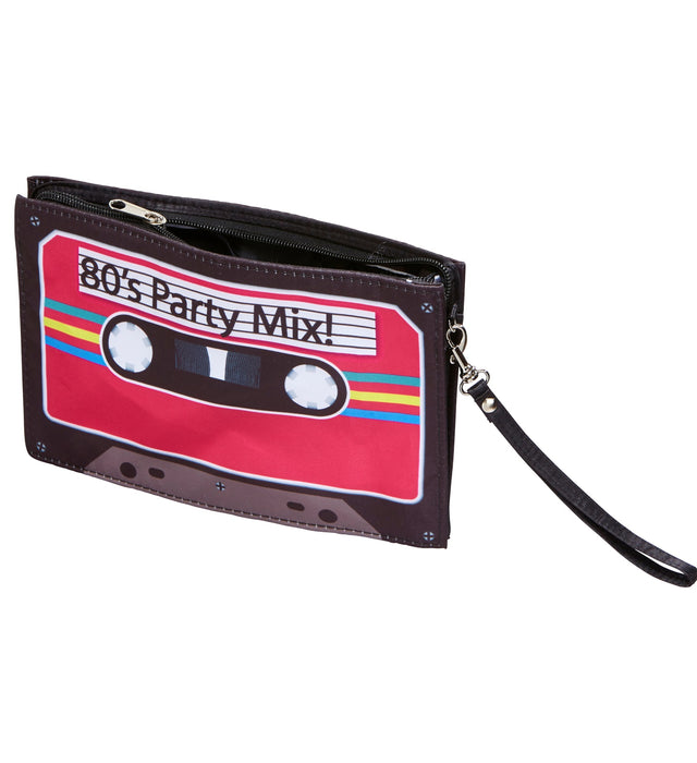 Handtasche "Kassette" zum 80er Jahre Kostüm