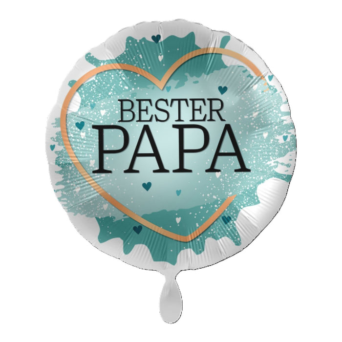 ABC18 Folienballon "Bester Papa" | Ø 43 cm