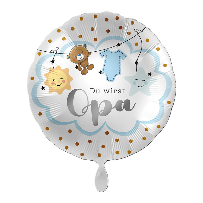 ABC18 Folienballon "Du wirst Opa" | Ø 43 cm