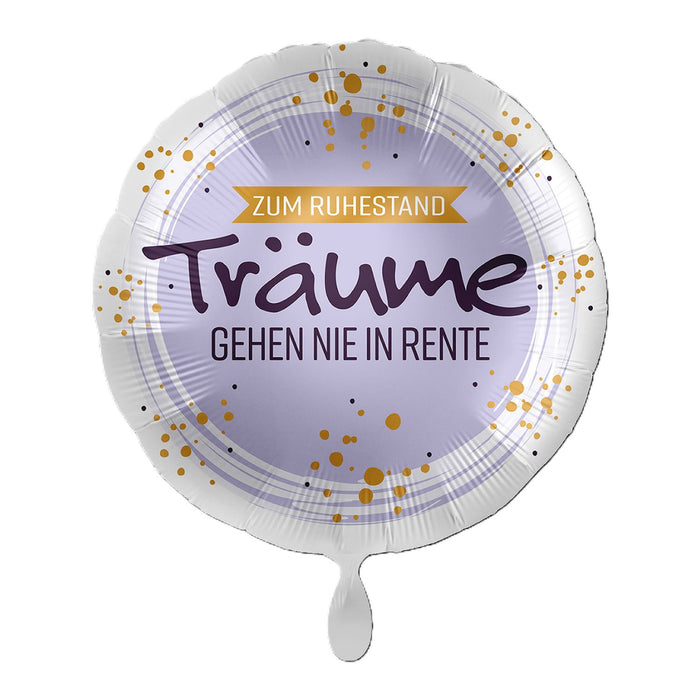 ABC18 Folienballon Ø 43cm "Zum Ruhestand"
