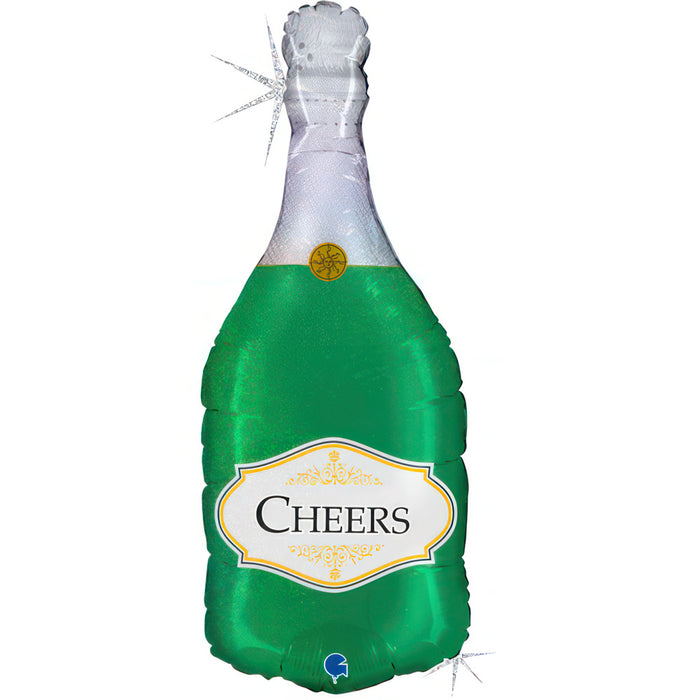 Shape Folienballon "Cheers Bottle" | 91 cm