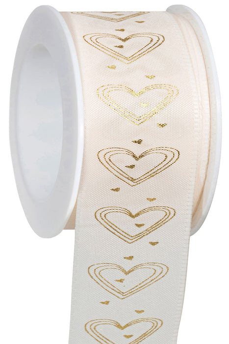 Taftband Message of Love 3m | Creme