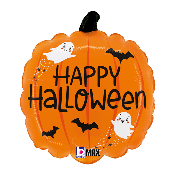 ABC18 Folienballon "Halloween Pumpkin" | Ø 46 cm