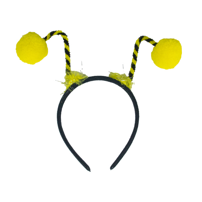 Bienen Haarreif zum Kostüm mit gelben Bommeln - Varianten