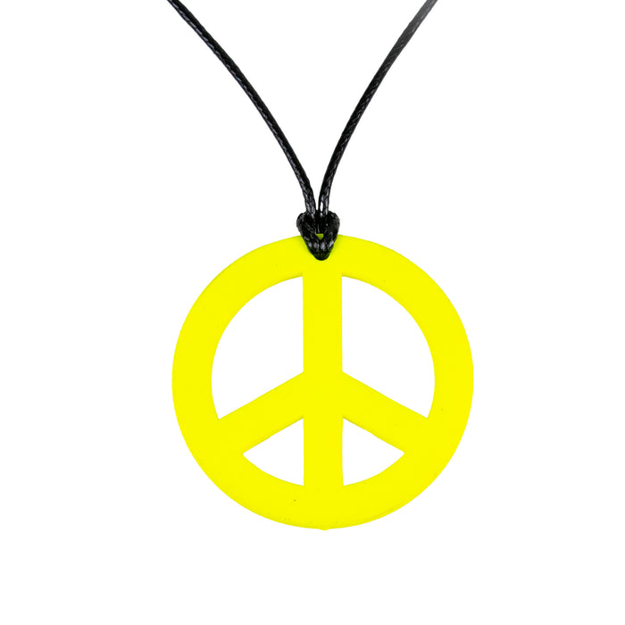 Hippie Peace Schmuck Set 3-tlg. | Gelb
