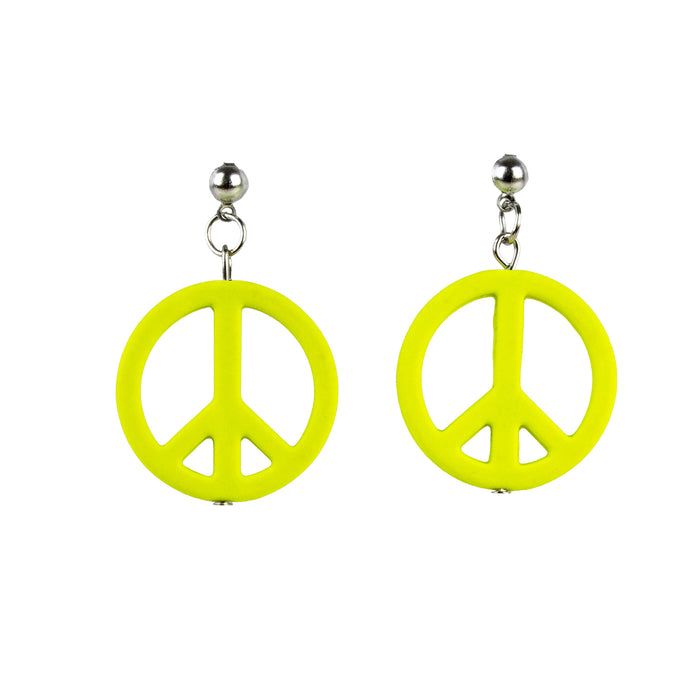 Hippie Peace Schmuck Set 3-tlg. | Gelb