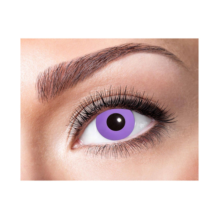 Eyecatcher Motivlinsen - farbige 3-Monats-Kontaktlinsen | m14 - Purple Gothic