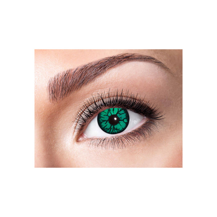 Eyecatcher Motivlinsen - farbige 3-Monats-Kontaktlinsen | m31 - Monster Grün