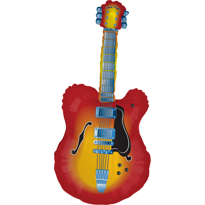 Shape Folienballon "Gitarre" | 109 cm