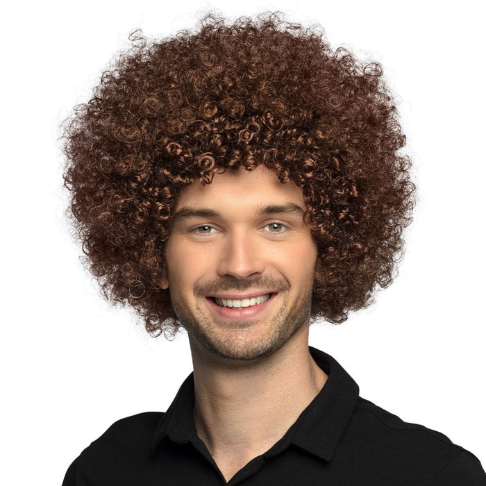 Locken Perücke "Groove" | Braun