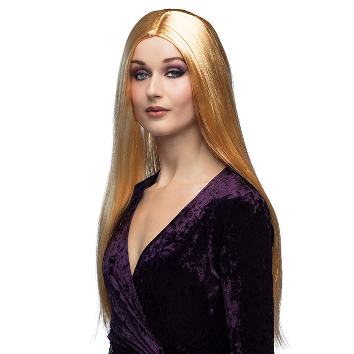 Perücke Lady Hexe Langhaar glatt Blond
