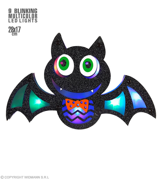 Fledermaus "LED Bat" 28 x 17 cm | Halloween Dekoration
