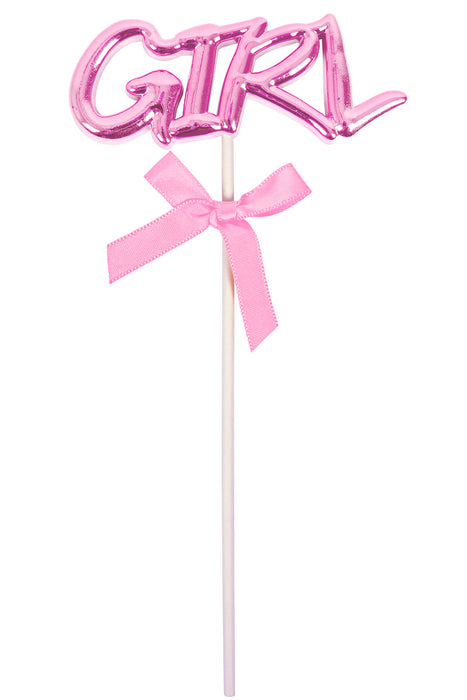 "GIRL" Cake Topper Kuchendekoration | Rosa
