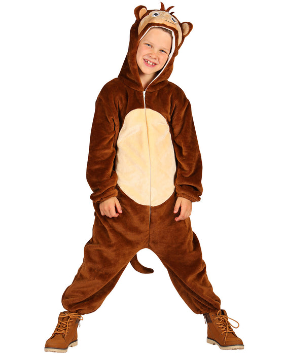 Affe Kinderkostüm | Braun - Overall
