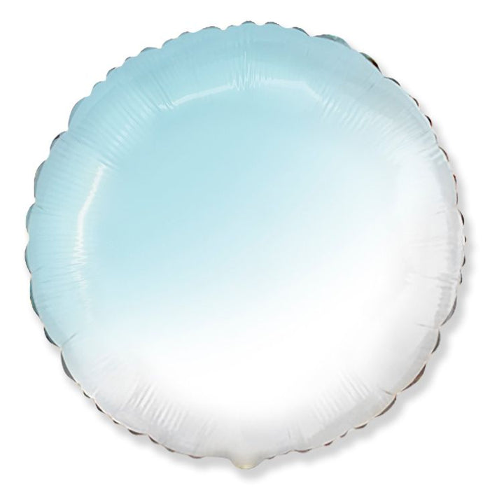 ABC18 Folienballon "Baby" Verlauf | Ø 45 cm Blau