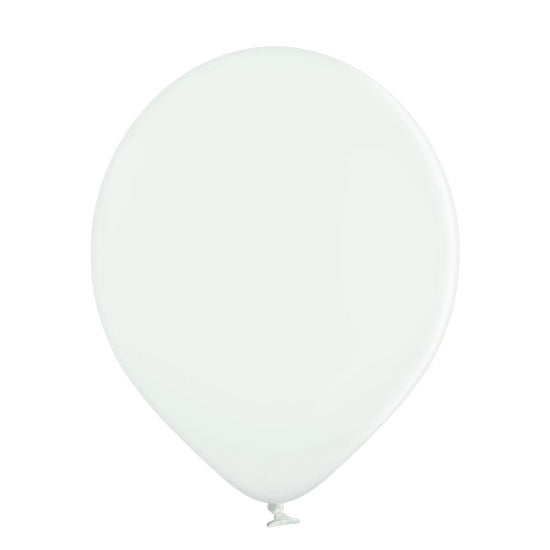 25 Stk. Luftballon Unifarben Ø 30cm | Weiß #002