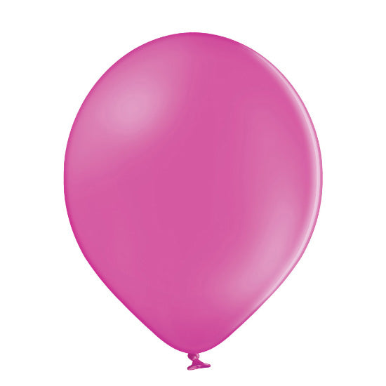 25 Stk. Luftballon Unifarben Ø 30cm | Pink/Rose #010