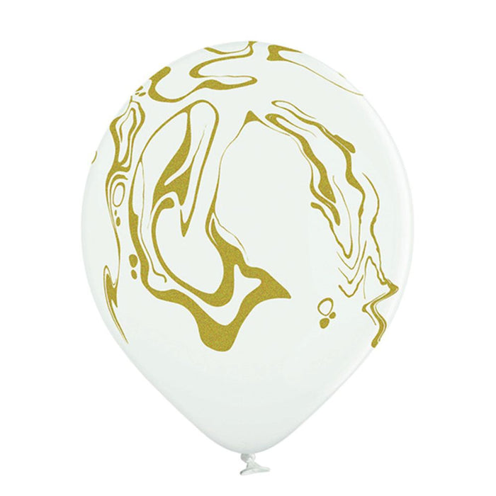 Luftballon Ø30cm "Marble" | 6 Stk.