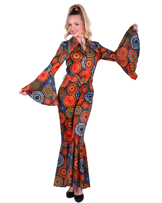 Hippie Kostüm "African Festival" für Damen | Catsuit