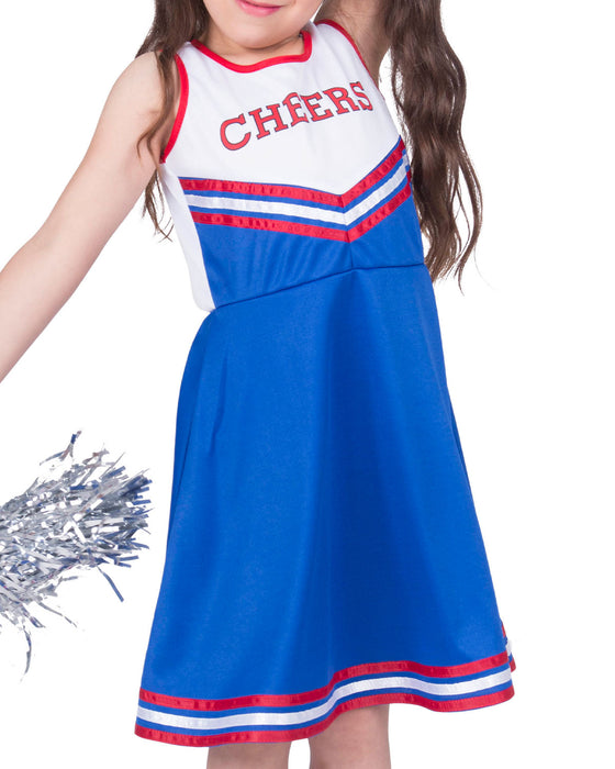 USA Cheerleader Kostüm für Mädchen | Kleid