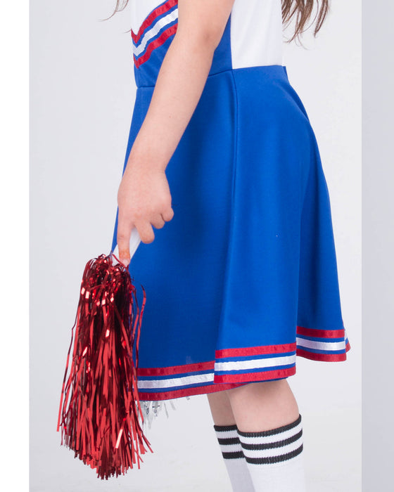 USA Cheerleader Kostüm für Mädchen | Kleid