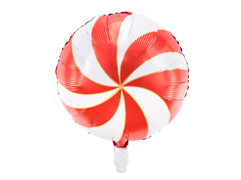 ABC Runder Folienballon "Candy" - Bonbon 35cm | Rot