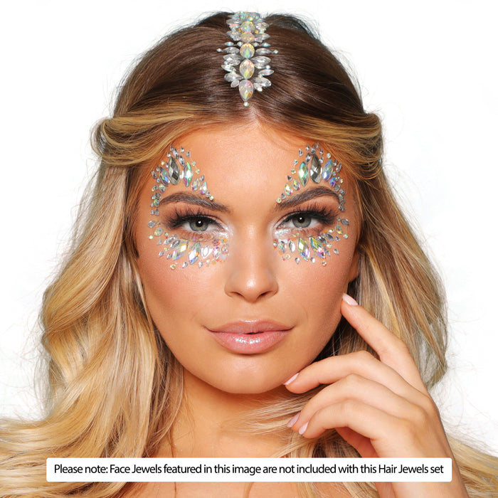 Hair Jewels "Crown" - Selbstklebende Glitzersteine