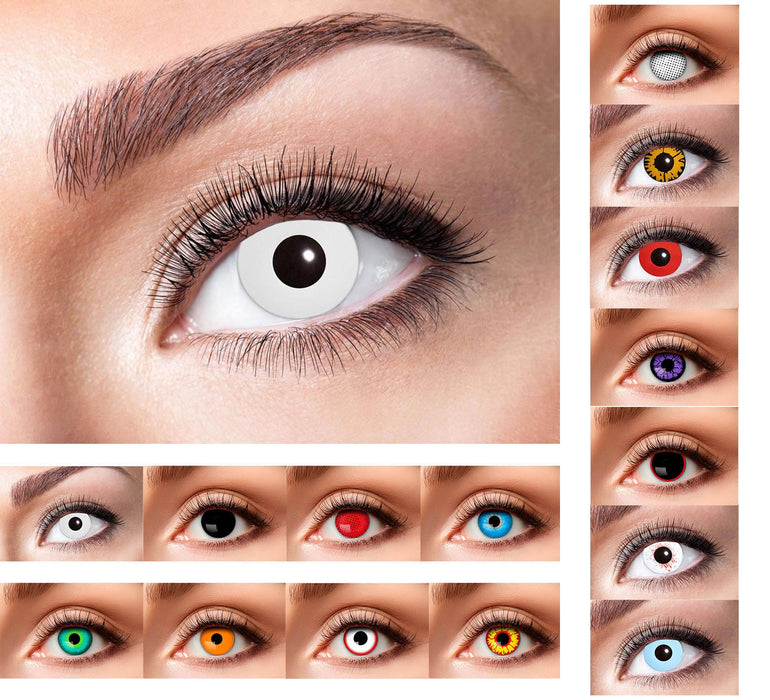 One Week Motiv Kontaktlinsen "Black Witch" |  Schwarz (w01)