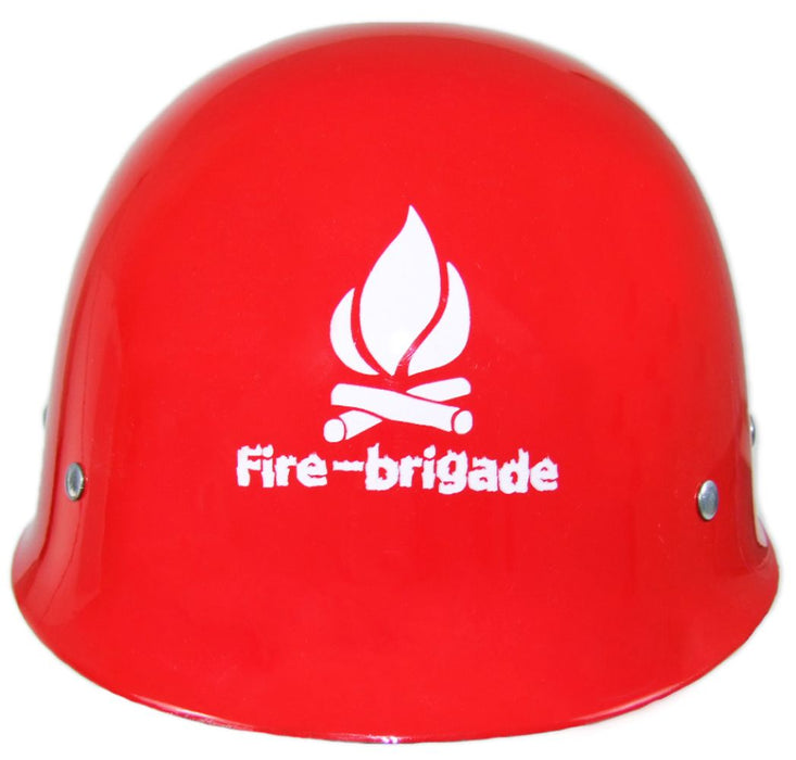 Feuerwehr Helm "Fire Brigade" für Erwachsene | Massiver Helm zum Kostüm