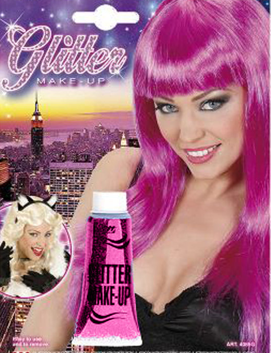 Glitter Make-up für Gesicht und Körper - 14 ml | Pink