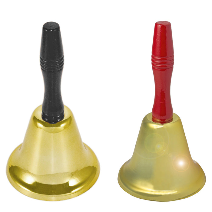 Weihnachtsmann Glocke 20 cm | Gold - Zubehör Kostüm Nikolaus Weihnachten Hochzeit