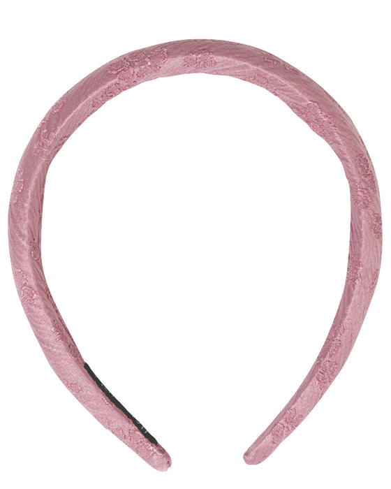 Haarreif "Marita" mit Blumenmuster | Rosa