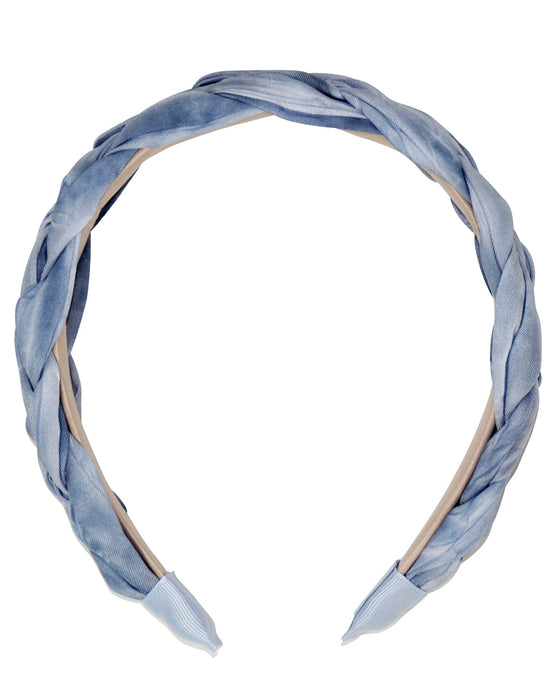 Flecht Haarreif "Jette" | Taubenblau