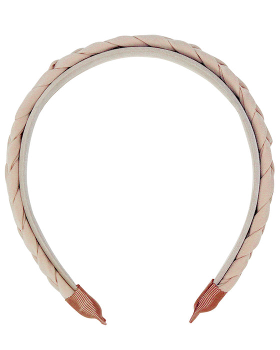 Haarreif "Rabea" mit Flechtzopf | Beige