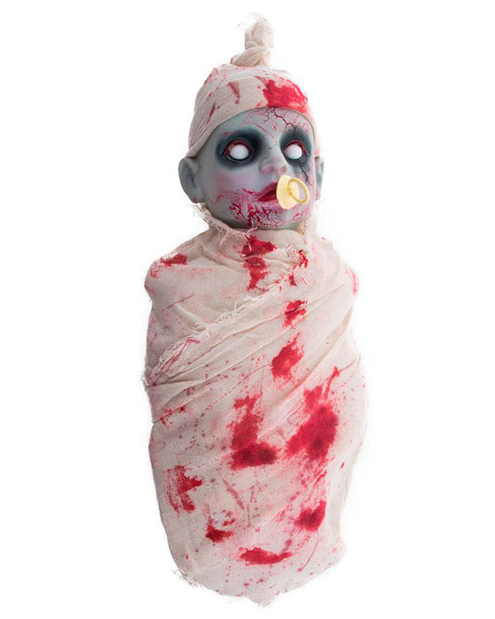 Weinendes Zombie Baby - 50 cm | Halloween Dekoration