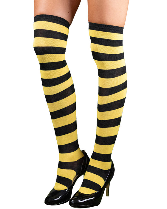 Overknees Kniestrümpfe Ringelstrümpfe | Farbauswahl