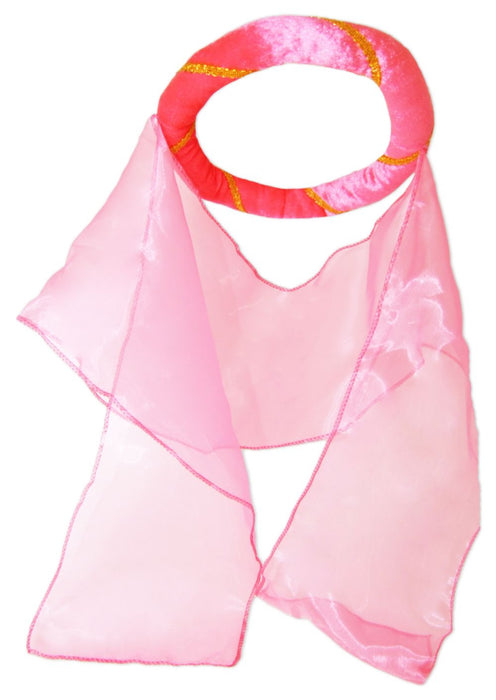 Mittelalter Haarband Helena für Damen Pink Gold