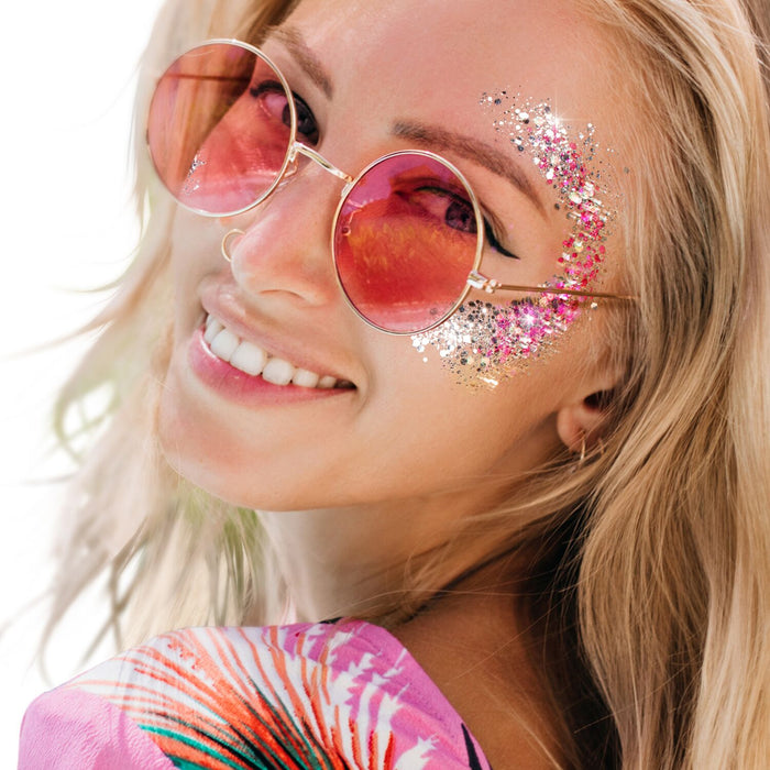 Holographic Chunky Glitter Gel - Make-up 12 ml | Golden Girl