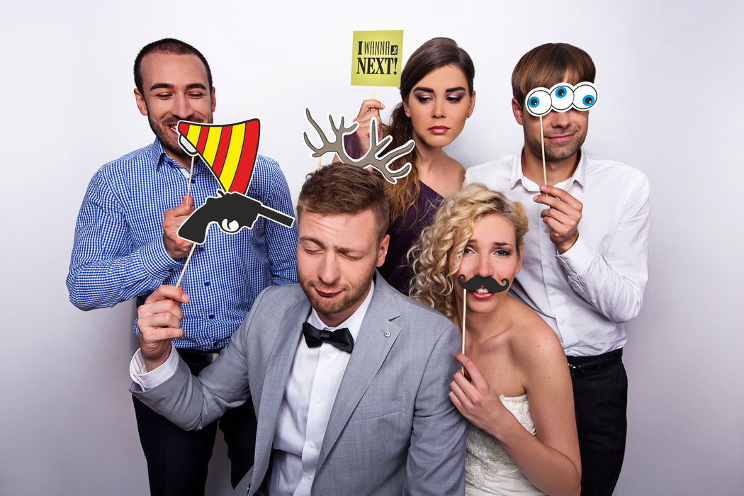 Foto-Props Bärte 6-tlg.