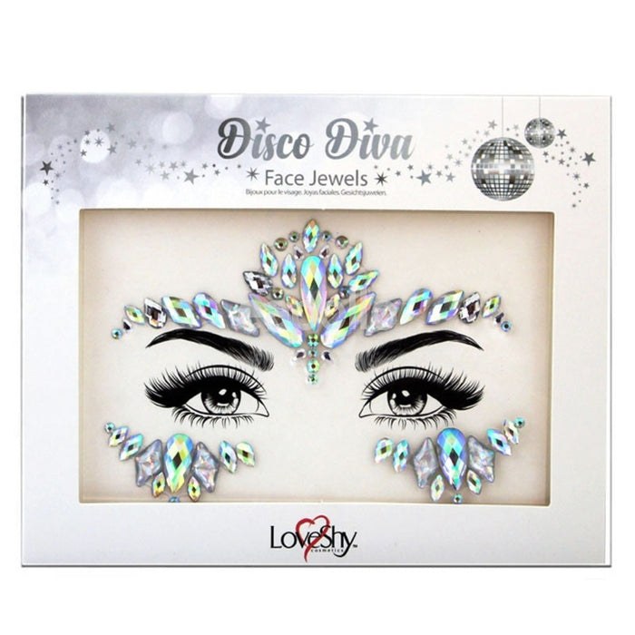 Face Jewels - Selbstklebende Glitzersteine Gesicht Körper Festival Karneval