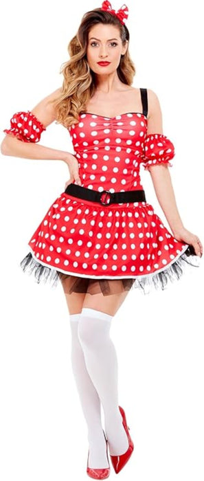 Kostüm Lady Mouse Kleid Gr.M