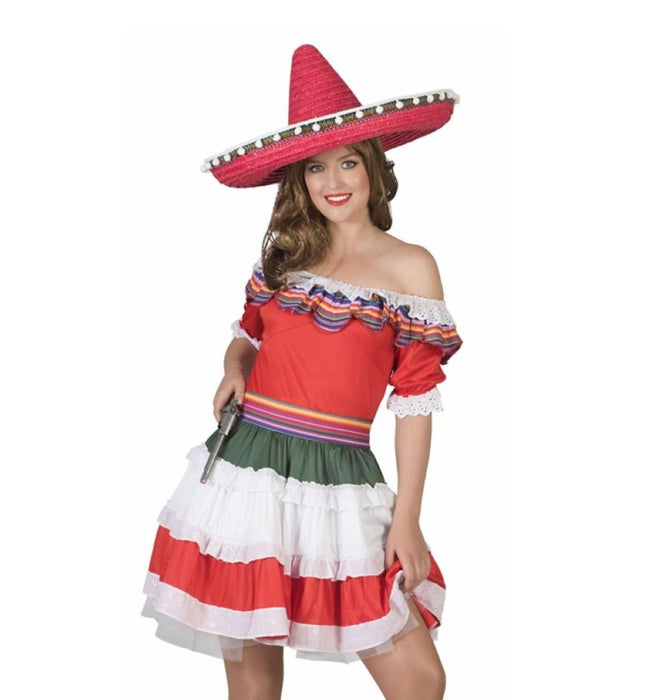 Mexikanerin Kostüm "Senorita Bonita" für Damen | Kleid