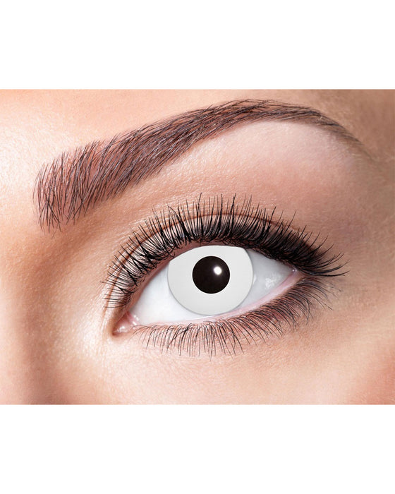 One Week Motiv Kontaktlinsen "White Zombie" | Weiß (w02)