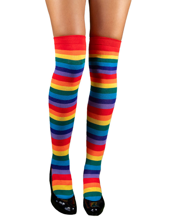 Overknees Kniestrümpfe "Ringelstrümpfe" - 414110 | Bunt gestreift