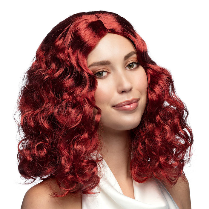 Damen Langhaar Locken Perücke "Celeste" - 86424 | Rot